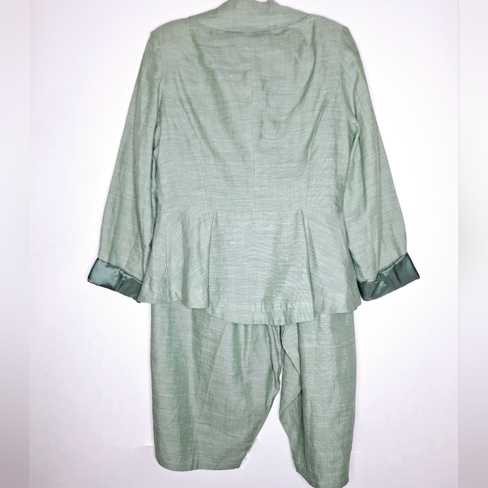Ateliers Rare Toggery "Strictly Business" Quite Lux.,office,cotton,wideleg,suit - Picture 11 of 11